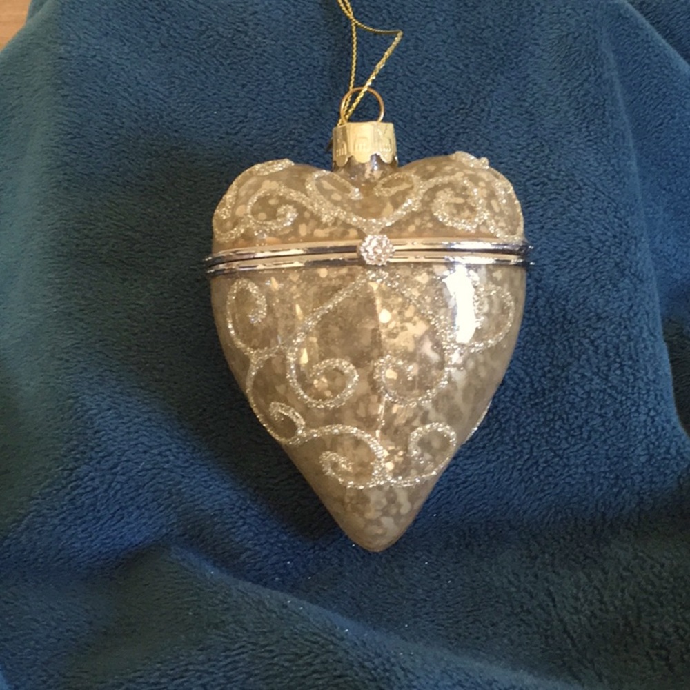 Golden glass ornament
